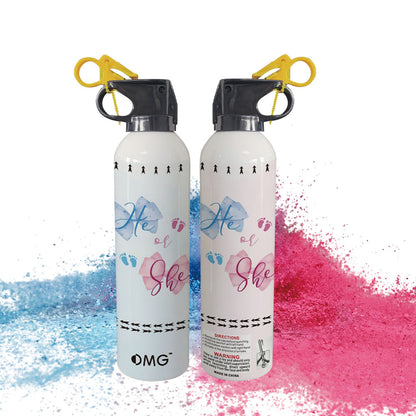 Windproof Gender Fire Extinguisher - Custom Blue/Pink