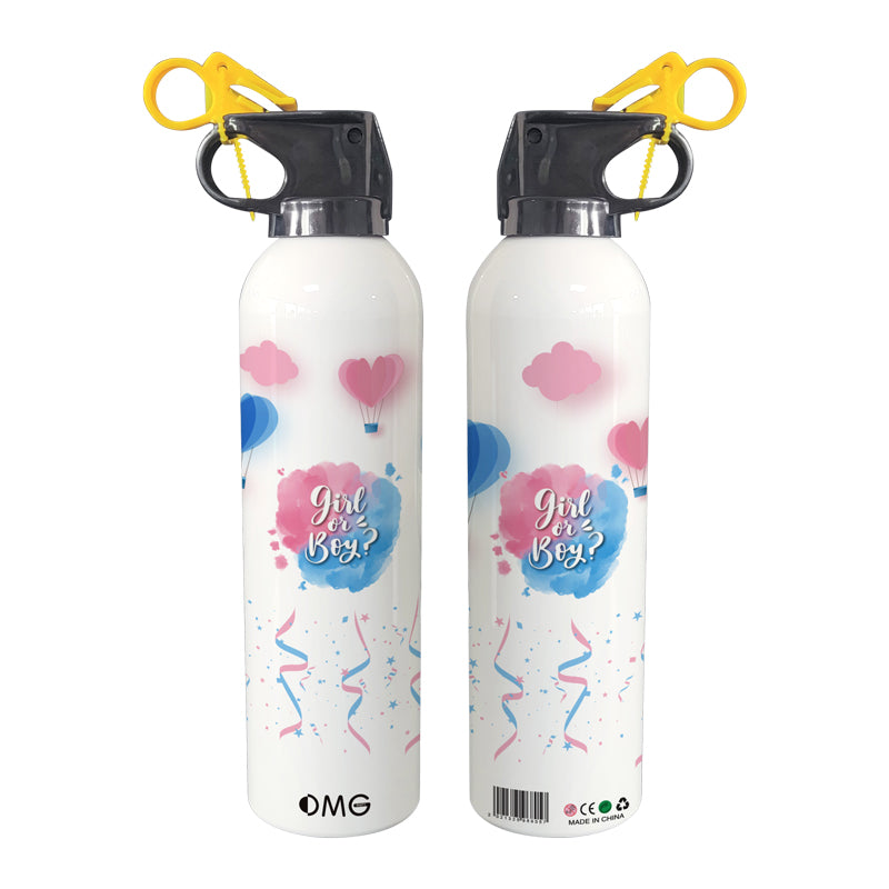 Fire Extinguisher-Shaped Gender Reveal Powder Smoke Cannon (Customizable)