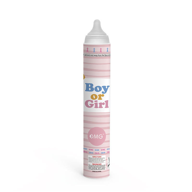 Cañón de celebración con forma de chupete para revelar el género del bebé (varias opciones personalizables disponibles)