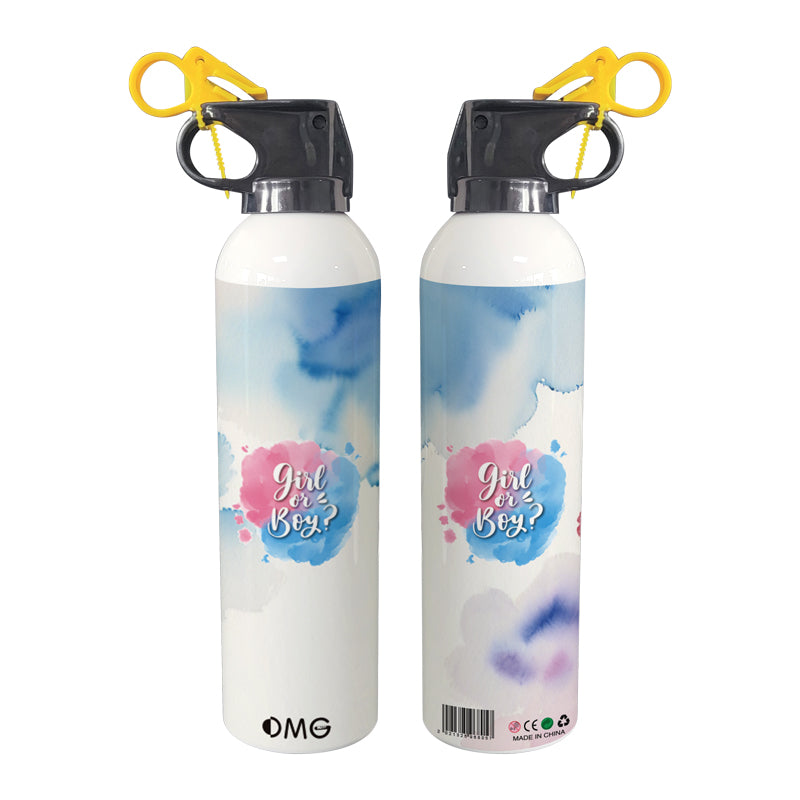 Fire Extinguisher-Shaped Gender Reveal Powder Smoke Cannon (Customizable)