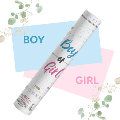 Gender Reveal Confetti Cannon - Capture the First Magical Moment GRA0026