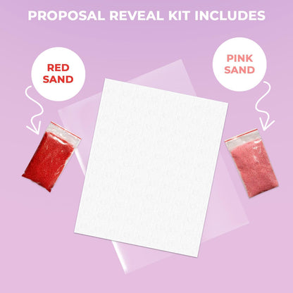 Surprise Engagement Proposal Sign Magic Canvas Art Will You Marry Me 7.9x9.8 inch