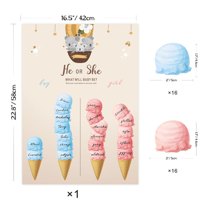 Gender Reveal Baby Shower Game Cards: Fun for Every Party!