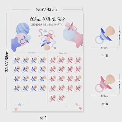 Gender Reveal Baby Shower Game Cards: Fun for Every Party!