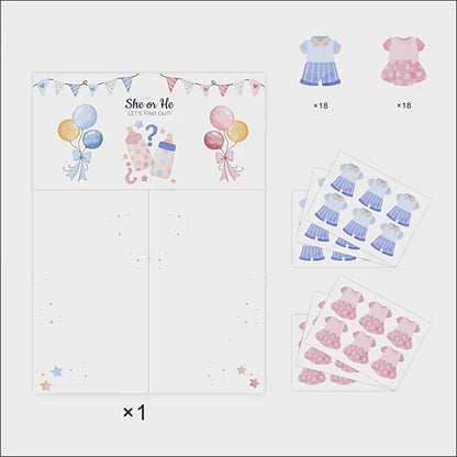 Gender Reveal Baby Shower Game Cards: Fun for Every Party!