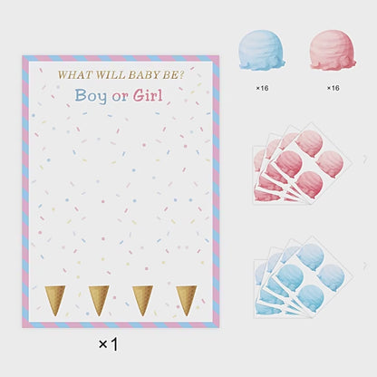 Gender Reveal Baby Shower Game Cards: Fun for Every Party!