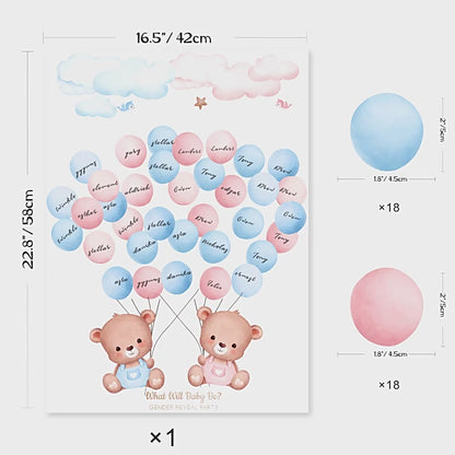 Gender Reveal Baby Shower Game Cards: Fun for Every Party!