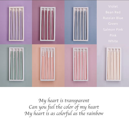 NC0004 Venta al por mayor de fábrica de velas perfumadas creativas, cera de varilla larga, banquete de boda, regalo de vacaciones, vela de cumpleaños al por mayor