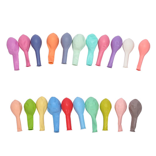 NB0007 10 inch 2.2 g 100pcs round macaron color wedding celebration balloon thick latex happy birthday decoration balloons