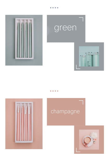 NC0004 Venta al por mayor de fábrica de velas perfumadas creativas, cera de varilla larga, banquete de boda, regalo de vacaciones, vela de cumpleaños al por mayor