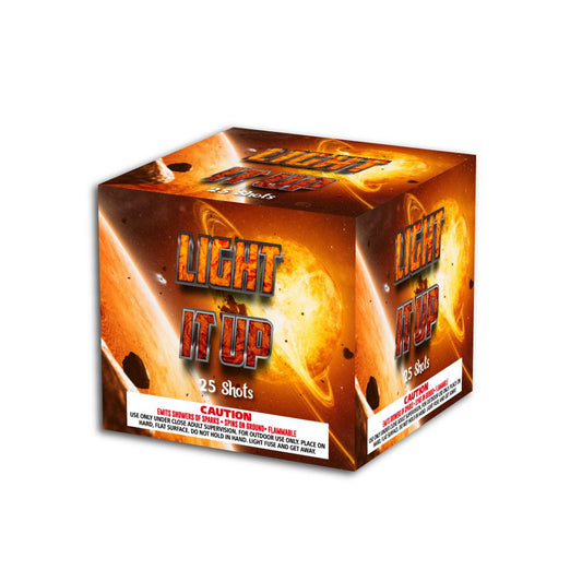 OMG-A010 25 disparos Light It Up 500 gramos Pasteles Fuegos artificiales