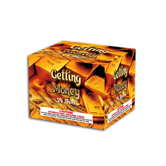 OMG-A014 24 disparos Conseguir dinero 500 gramos Pasteles Fuegos artificiales