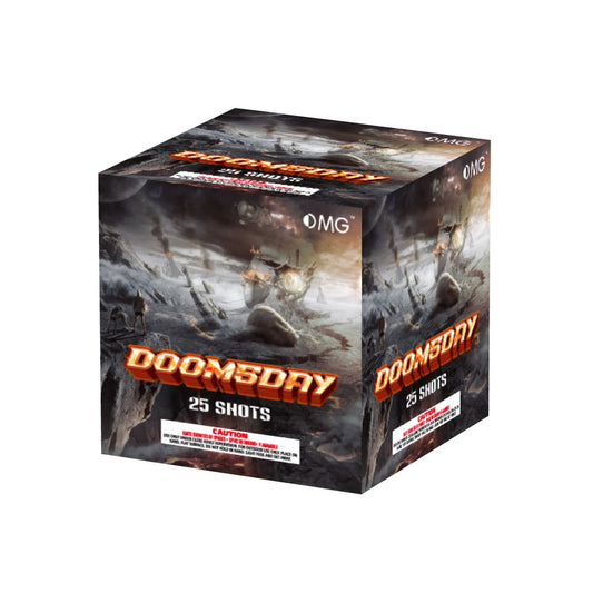 OMG-B016 25 shot Doomsday 200 Grams Cakes Fireworks