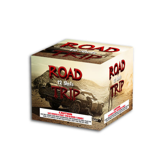 OMG-A016 12 disparos Viaje por carretera 500 gramos Pasteles Fuegos artificiales