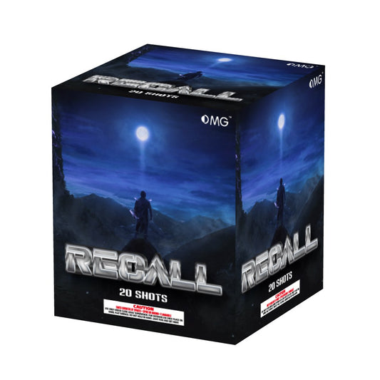 OMG-B017 20 shot Recall 200 Grams Cakes Fireworks