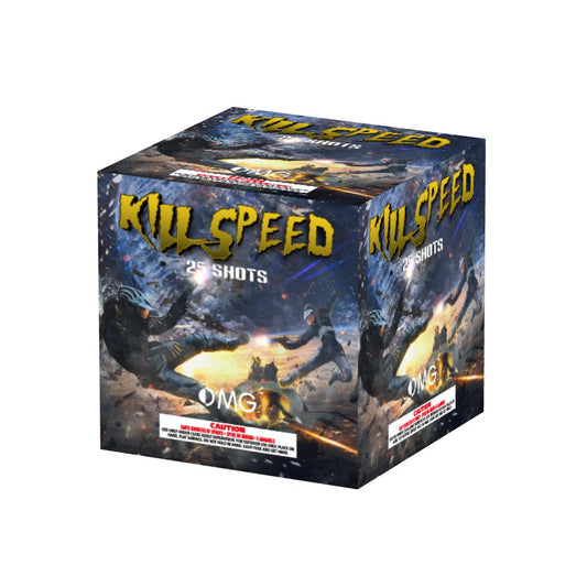 OMG-B019 25 shot Kill Speed 200 Grams Cakes Fireworks