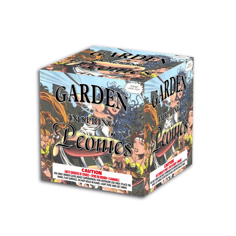 OMG-A034 Jardín en primavera Pasteles de 500 gramos Fuegos artificiales