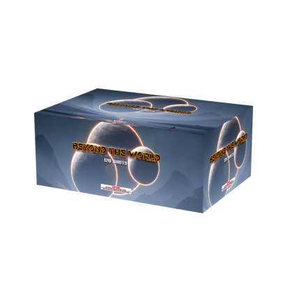 OMG Nuevo Diseño EUO222 120 disparos MÁS ALLÁ DEL MUNDO Tortas Fuegos artificiales