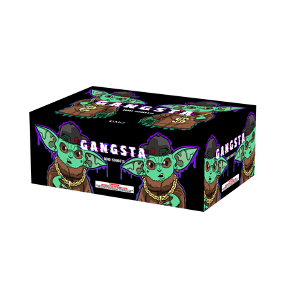 OMG Nuevo diseño EUO224 100 disparos GANGSTA Cakes Fuegos artificiales