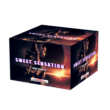 OMG Nuevo Diseño EUO225 100 disparos DULCE SENSACIÓN Pasteles Fuegos artificiales