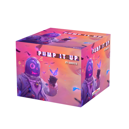 OMG New Design EUO231 21 shots PUMP IT UP Cakes Fireworks