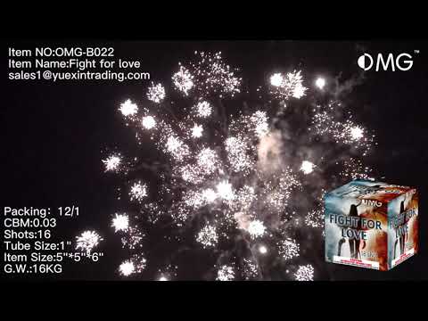 OMG-B022 16 shot Fight for Love 200 Grams Cakes Fireworks